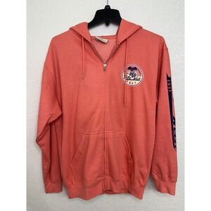 RetroVision Daytona Beach Bike Week 2021 Zip Hoodie Coral  L